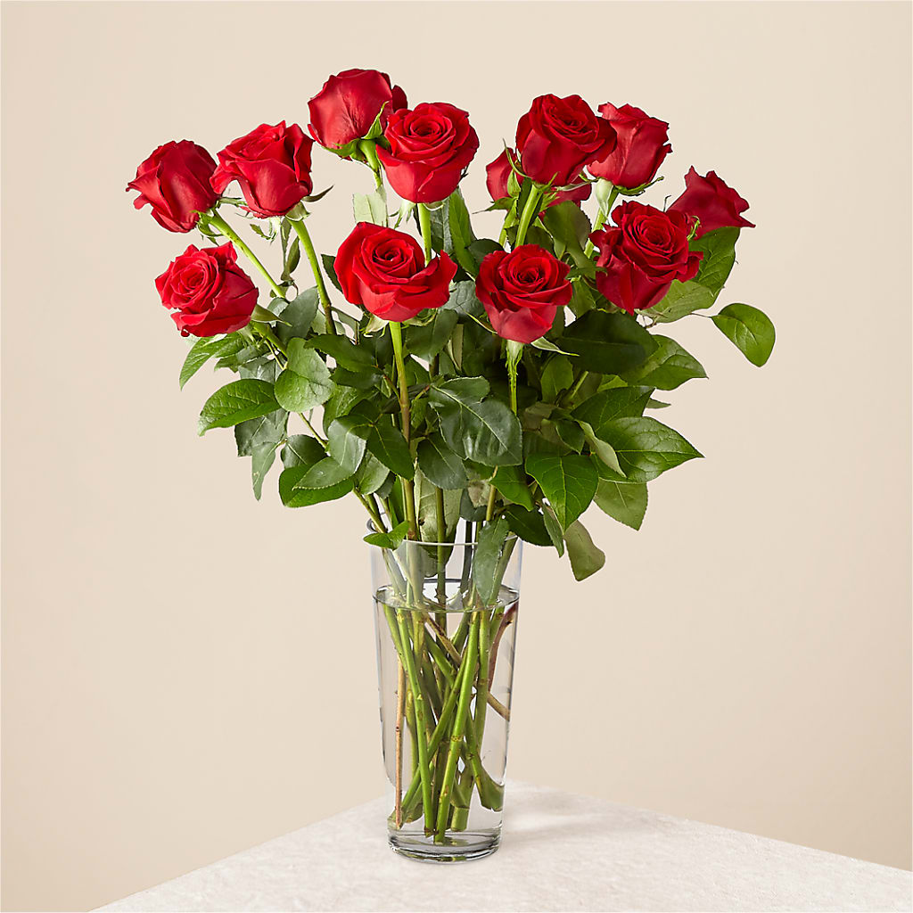 Long Stem Red Rose Bouquet – Bloom N Grow Floral Design, Atascadero CA