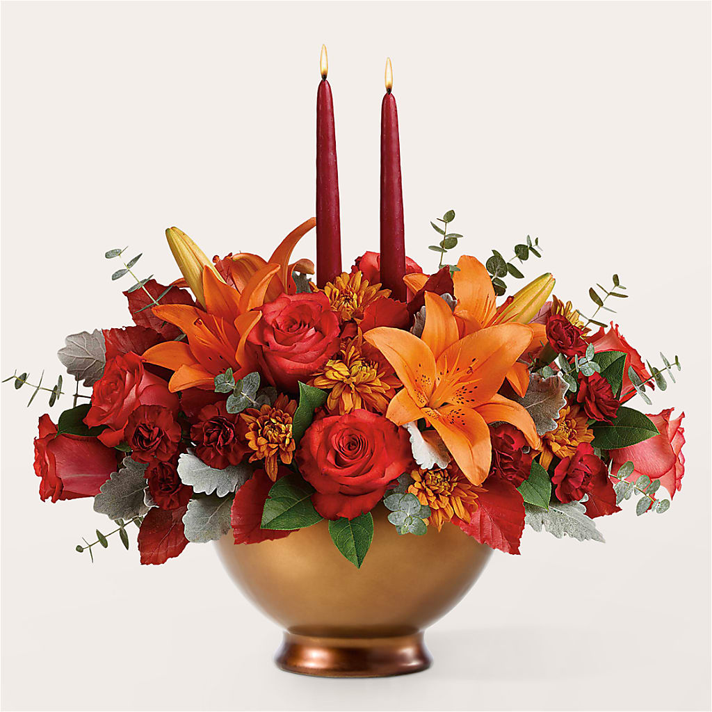 Fruits of Fall Centerpiece – Bloom N Grow Floral Design, Atascadero CA