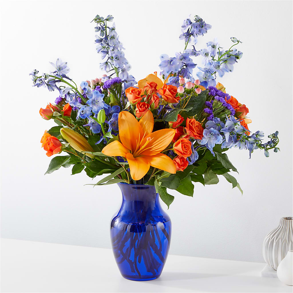 Radiant Citrus Bouquet – Bloom N Grow Floral Design, Atascadero CA