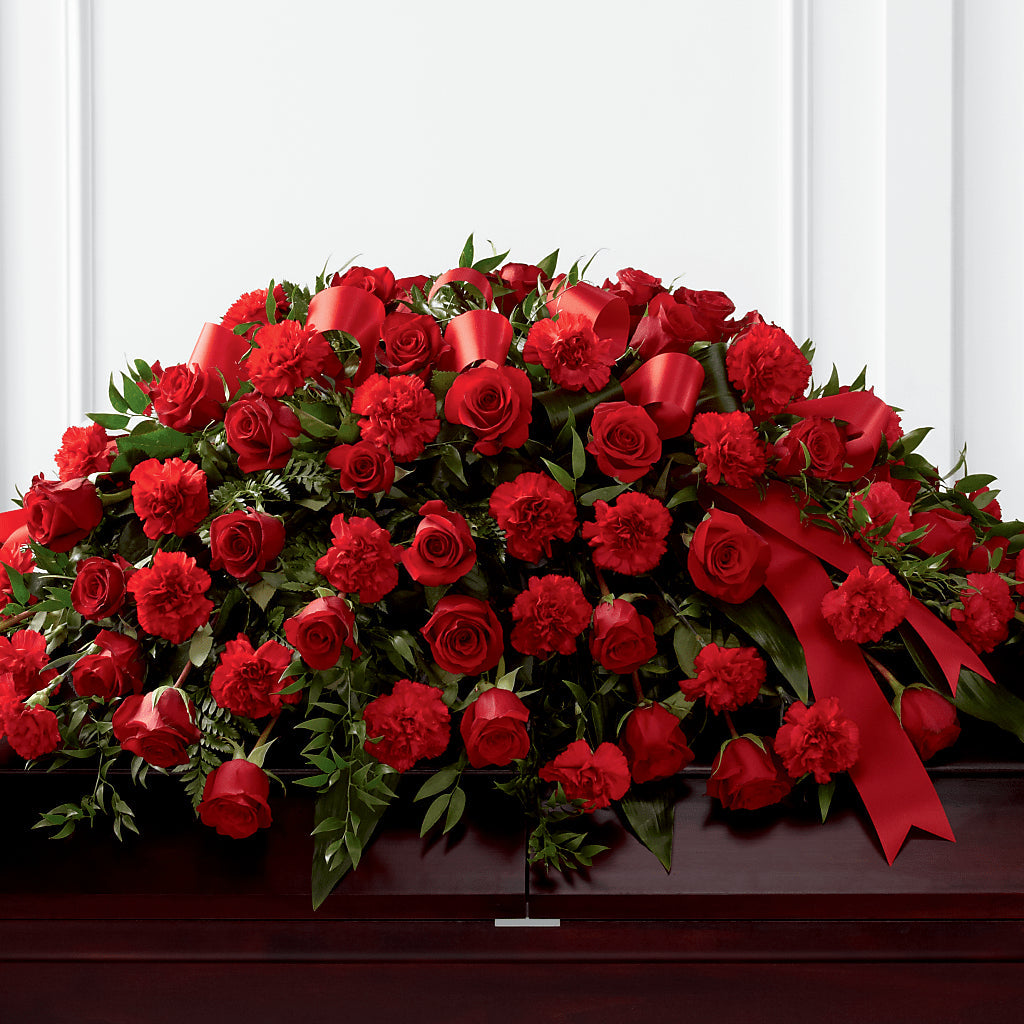 Tribute of Life Casket Spray – Bloom N Grow Floral Design, Atascadero CA