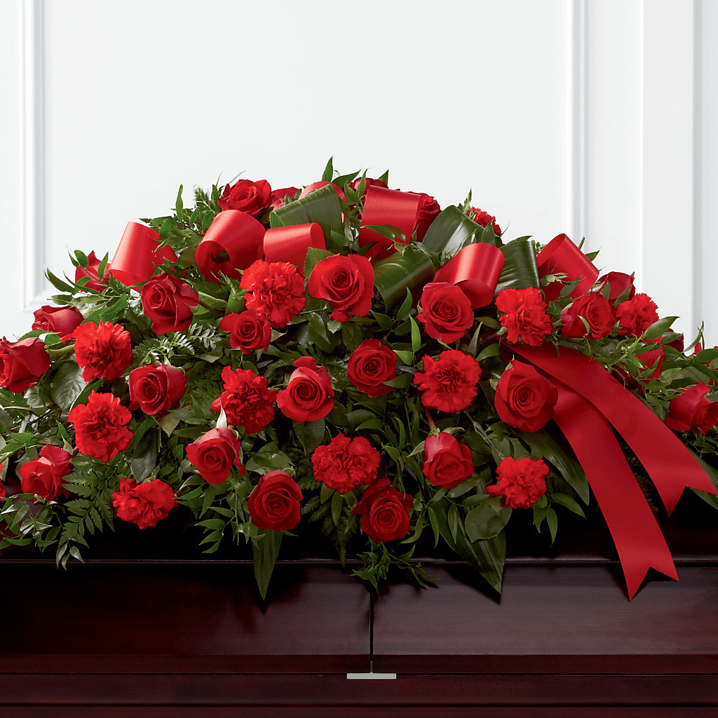 Tribute of Life Casket Spray – Bloom N Grow Floral Design, Atascadero CA