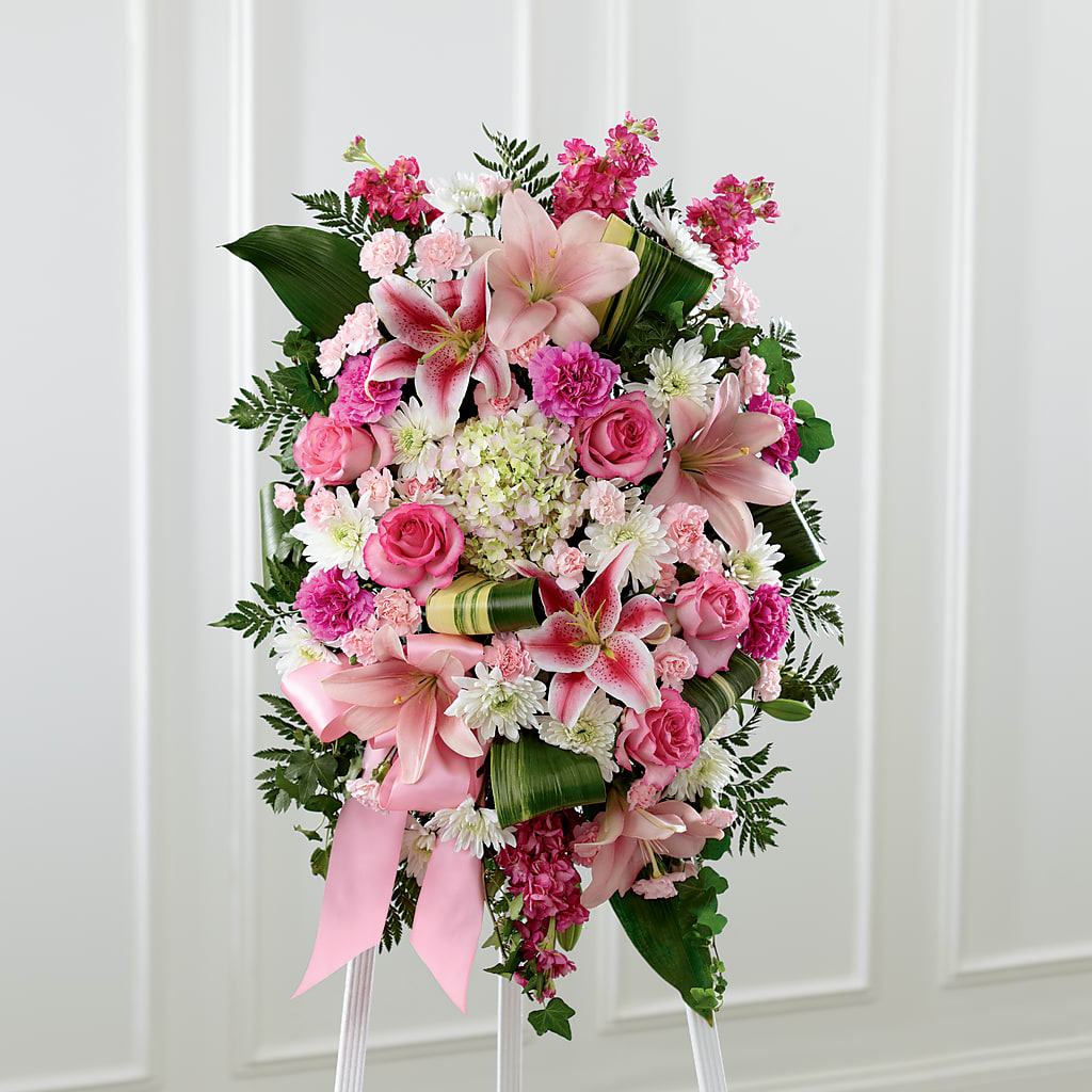 Comforting Standing Spray – Bloom N Grow Floral Design, Atascadero CA