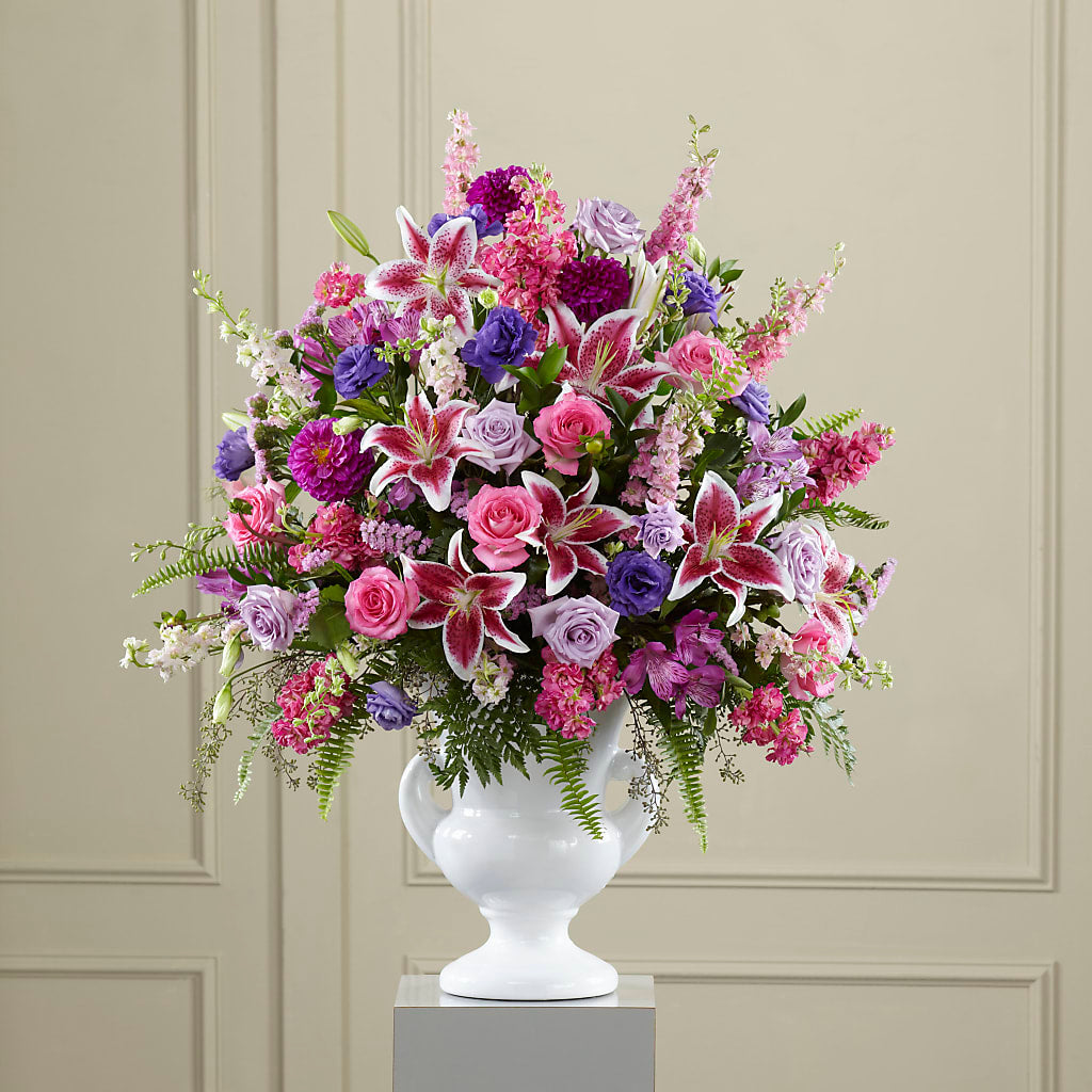 Peaceful Tribute Arrangement – Bloom N Grow Floral Design, Atascadero CA