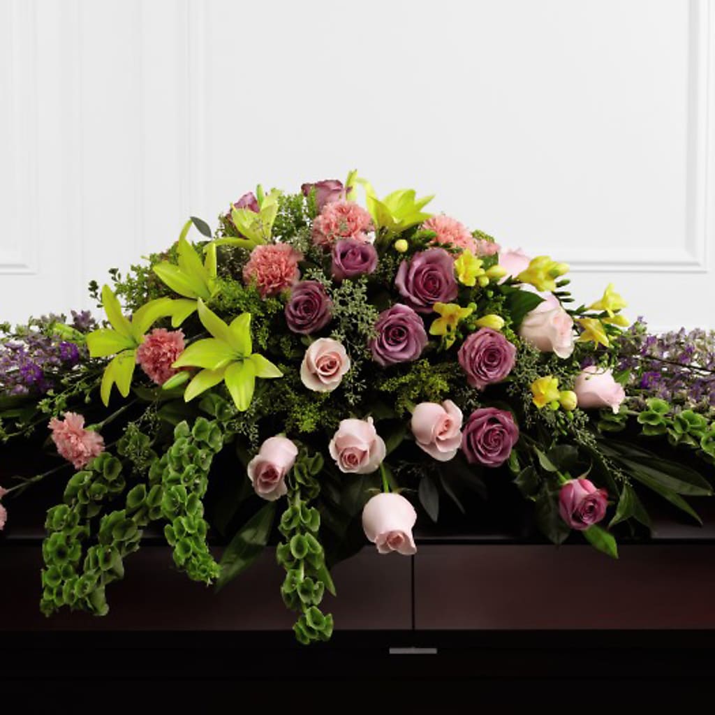 Forever Beloved Casket Spray – Bloom N Grow Floral Design, Atascadero CA
