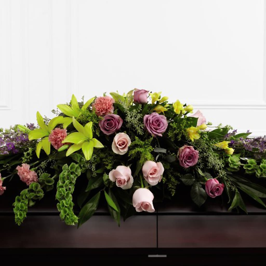 Forever Beloved Casket Spray – Bloom N Grow Floral Design, Atascadero CA