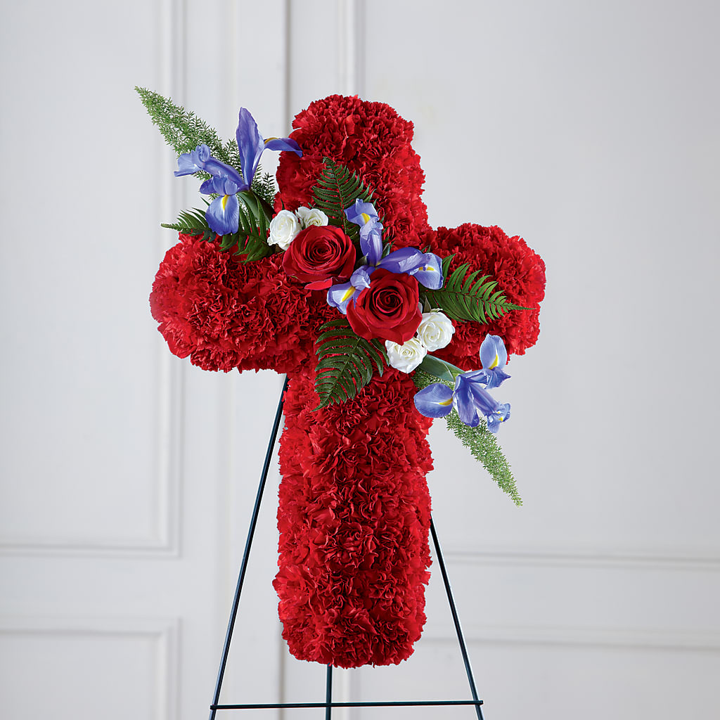 Faithful Hero Floral Cross – Bloom N Grow Floral Design, Atascadero CA