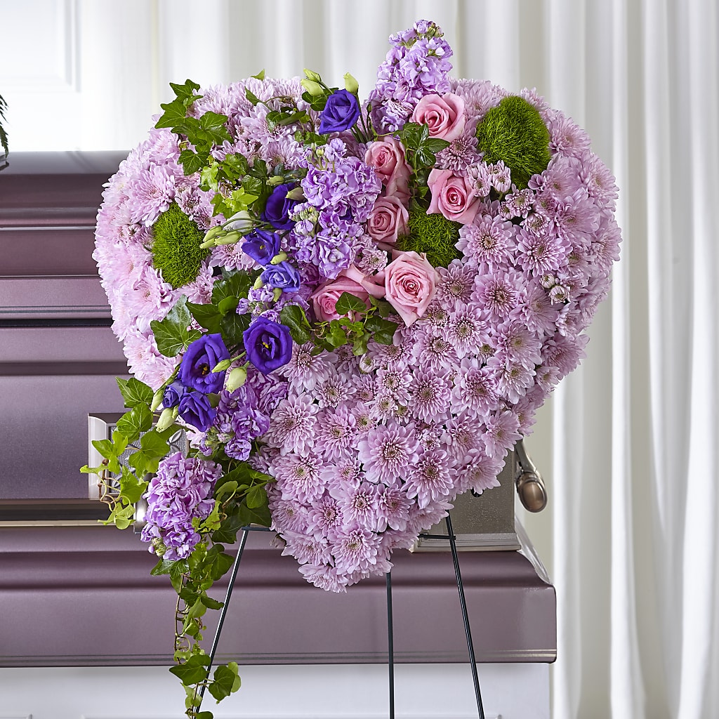 Treasured Love Standing Heart – Bloom N Grow Floral Design, Atascadero CA