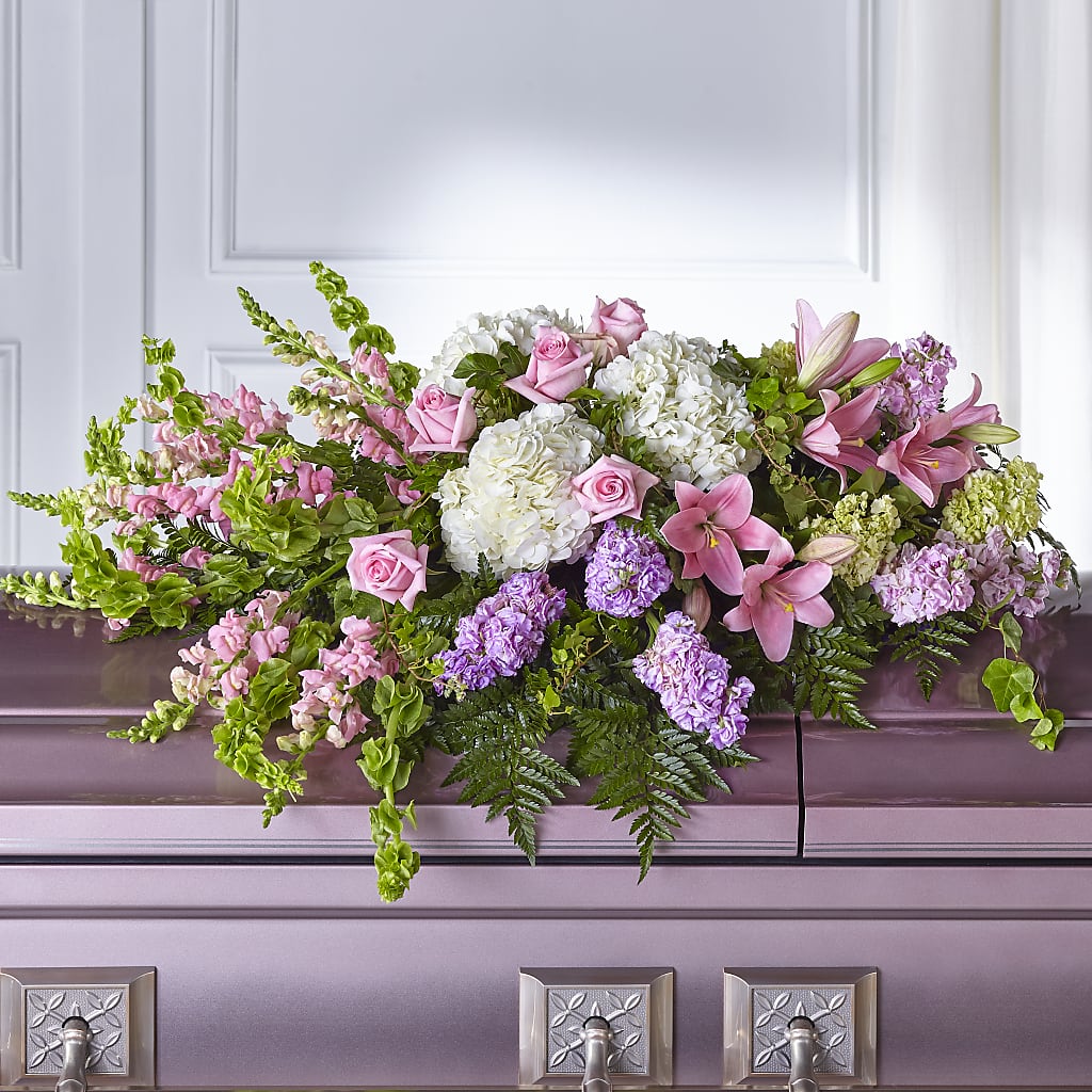 Life's Gratitude Casket Spray – Bloom N Grow Floral Design, Atascadero CA