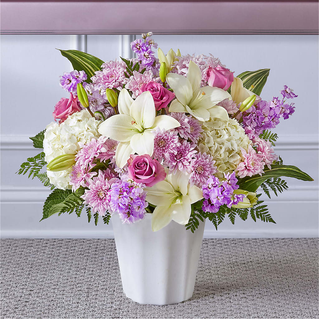 Heaven Sent Floor Basket – Bloom N Grow Floral Design, Atascadero CA