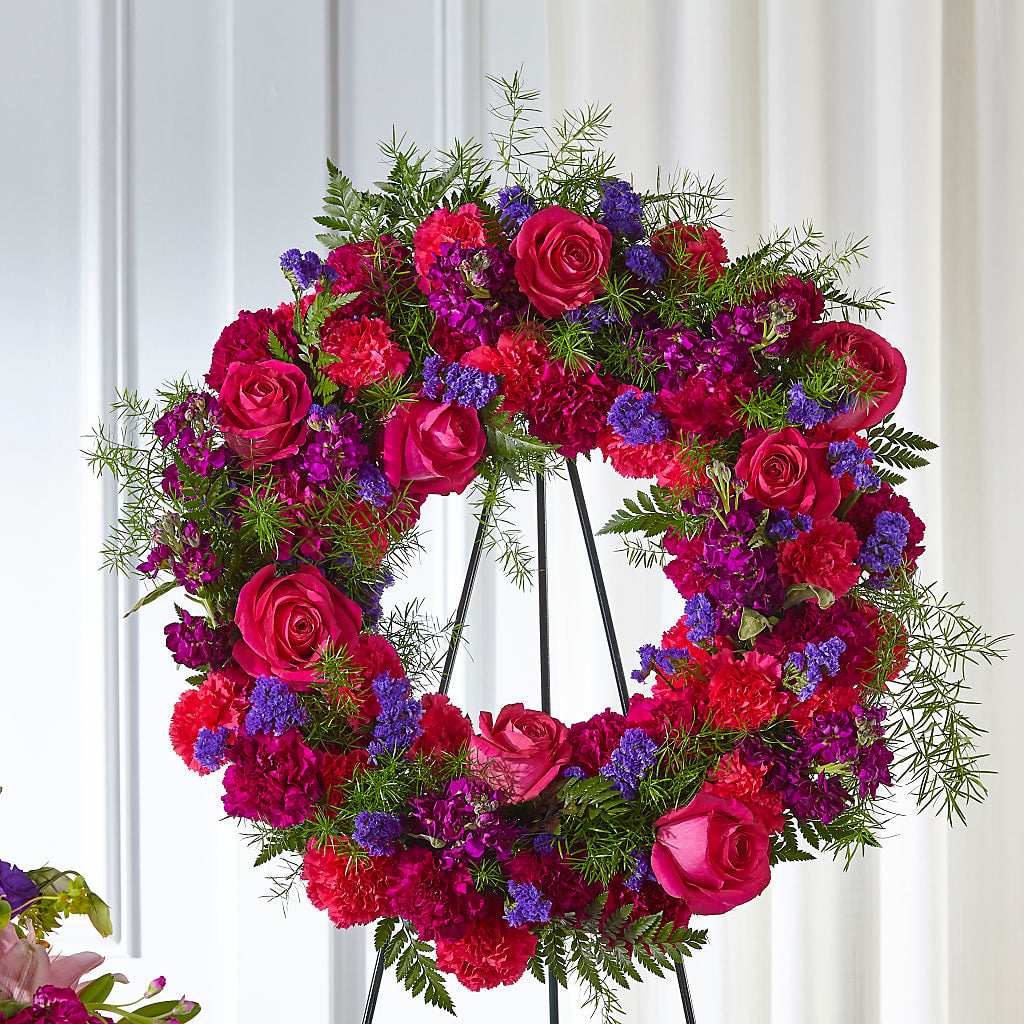 Calming Colors Wreath – Bloom N Grow Floral Design, Atascadero CA
