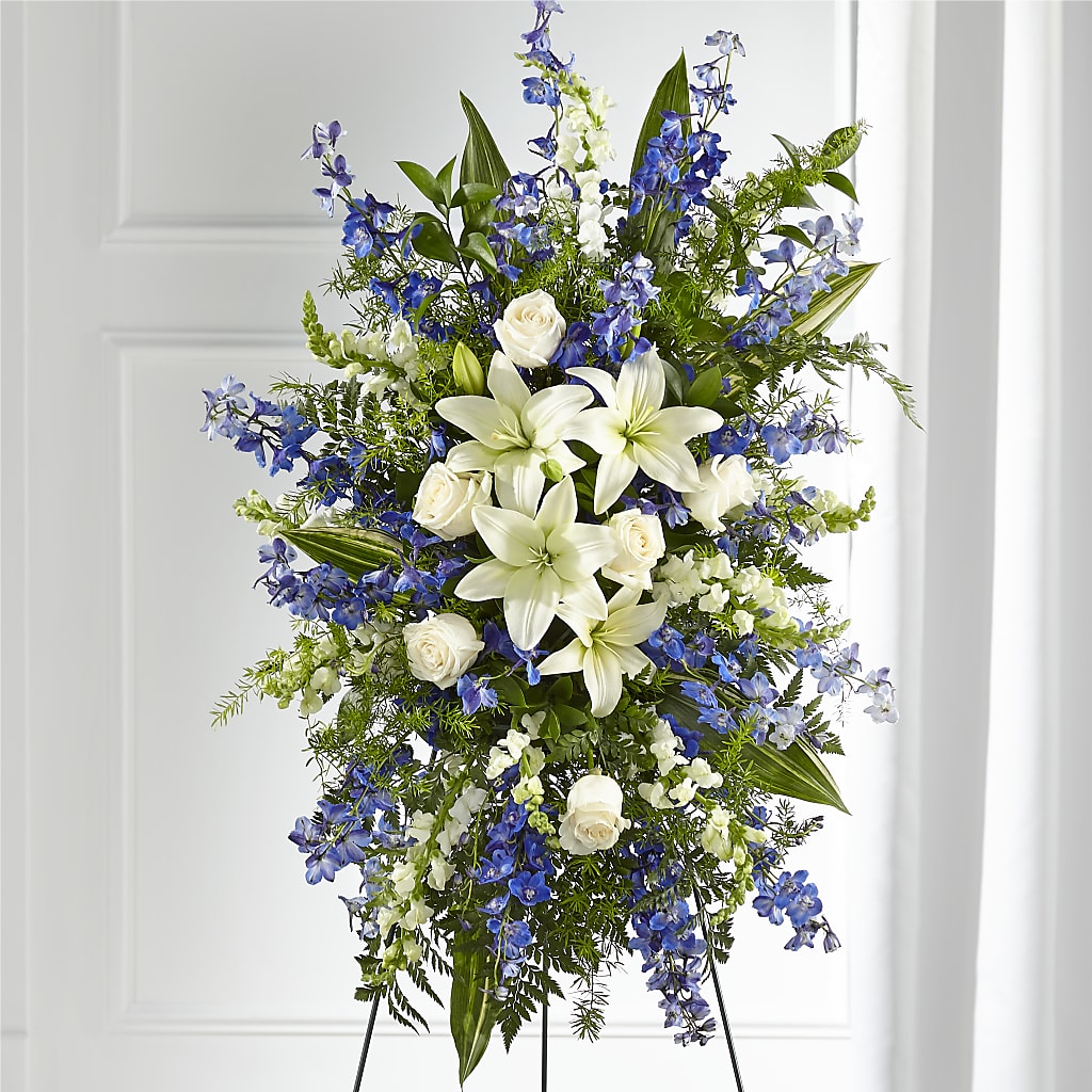 Faithful Friend Standing Spray – Bloom N Grow Floral Design, Atascadero CA