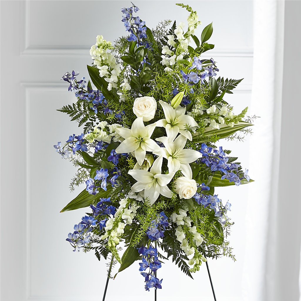 Faithful Friend Standing Spray – Bloom N Grow Floral Design, Atascadero CA