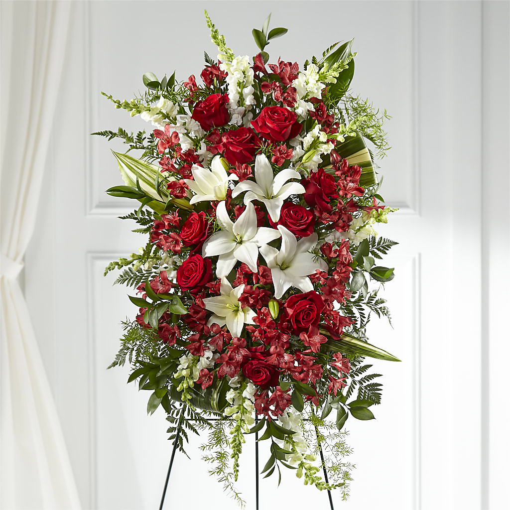 Everlasting Memory Standing Spray – Bloom N Grow Floral Design, Atascadero CA
