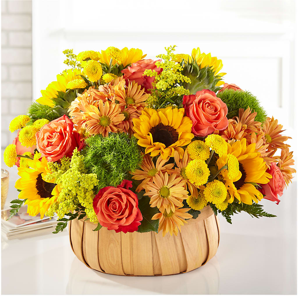 Harvest Sunflower Basket – Bloom N Grow Floral Design, Atascadero CA