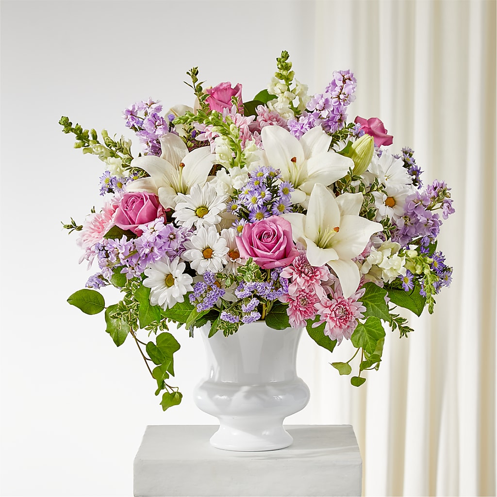Remarkable Life Urn Arrangement – Bloom N Grow Floral Design, Atascadero CA
