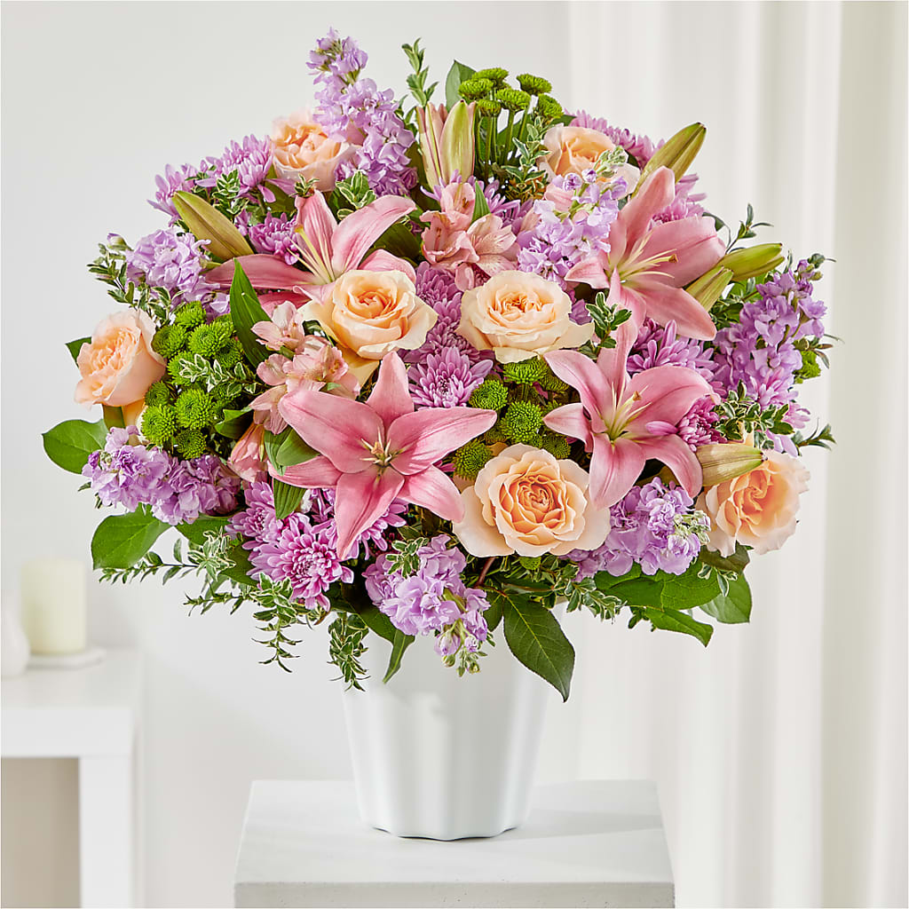 Supportive Embrace Tabletop Basket – Bloom N Grow Floral Design, Atascadero CA