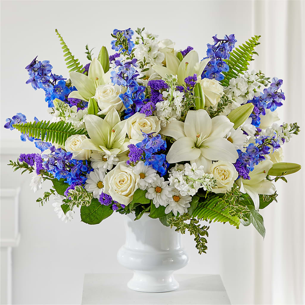 Expressions of Hope Urn Arrangement – Bloom N Grow Floral Design, Atascadero CA