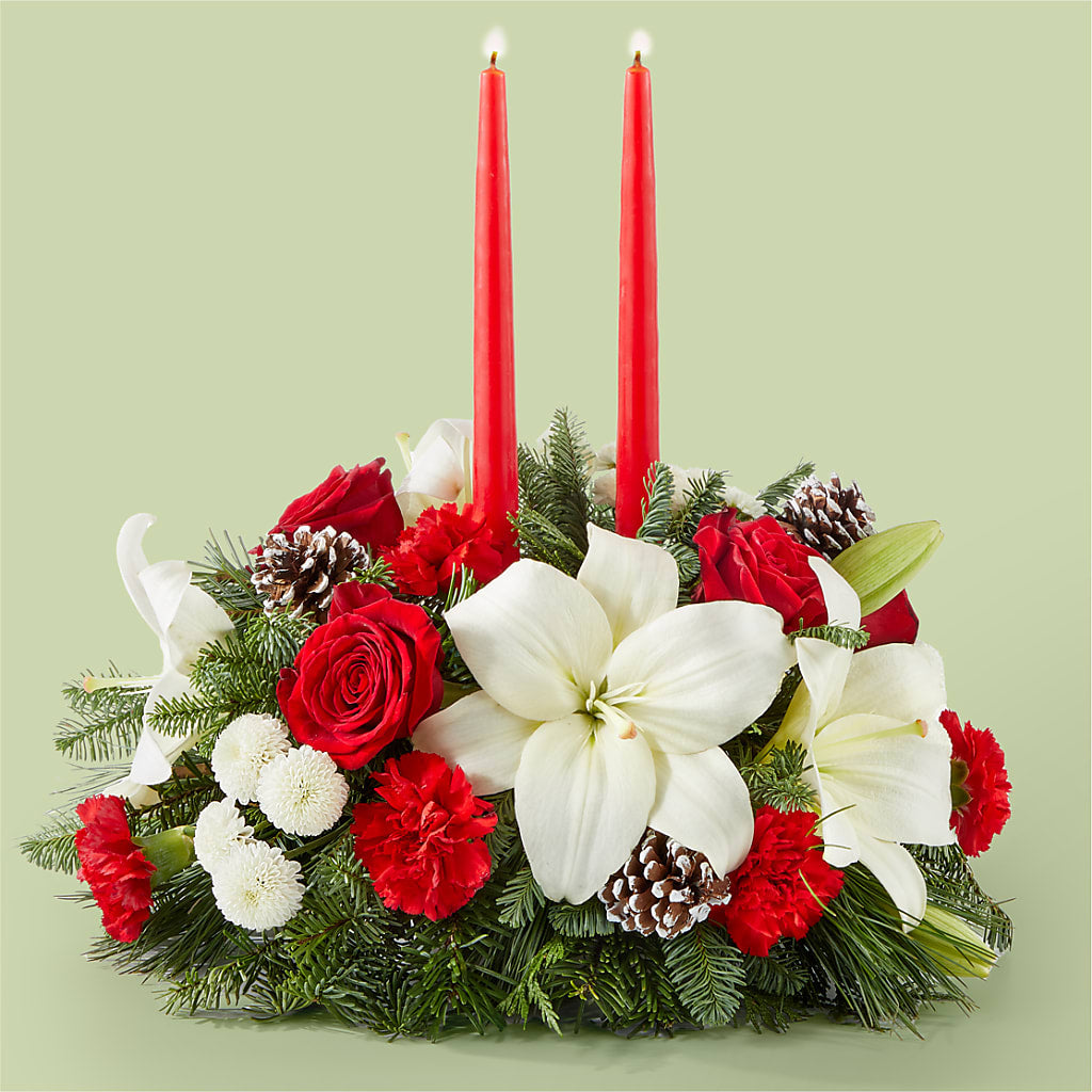 Seasonal Festivities Centerpiece – Bloom N Grow Floral Design, Atascadero CA