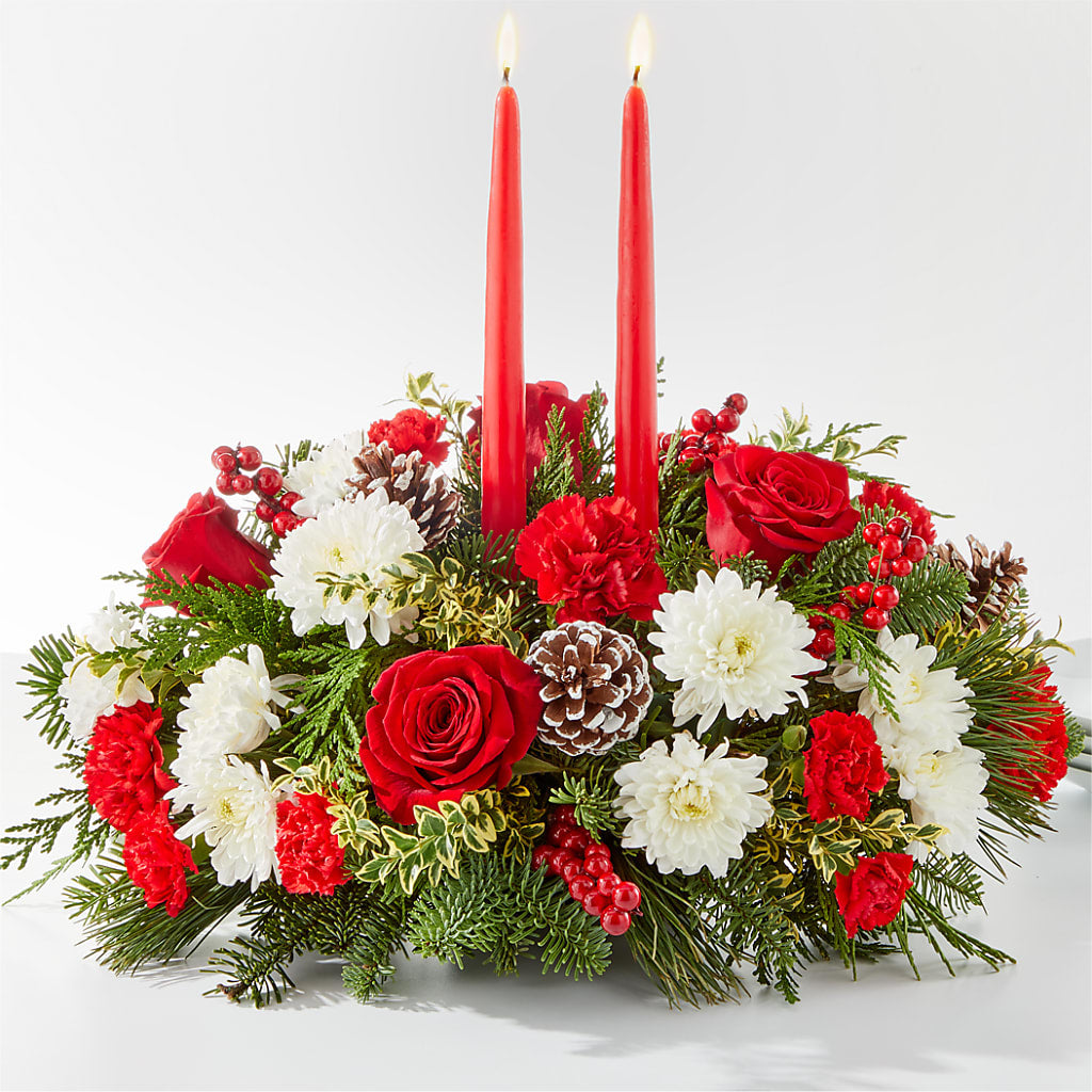 Holiday Soiree Centerpiece – Bloom N Grow Floral Design, Atascadero CA