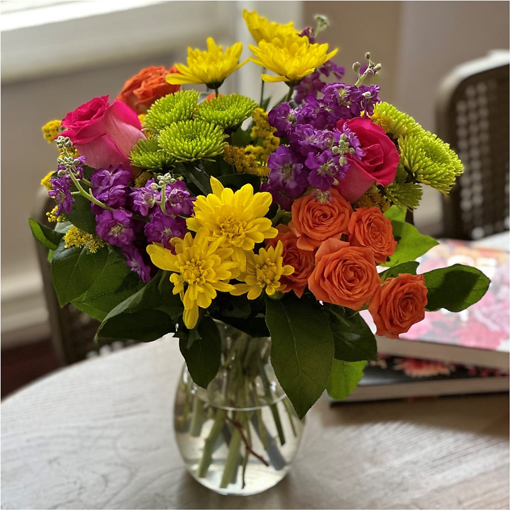 Bold & Bright – A Florist Original –  Bloom N Grow Floral Design, Atascadero CA