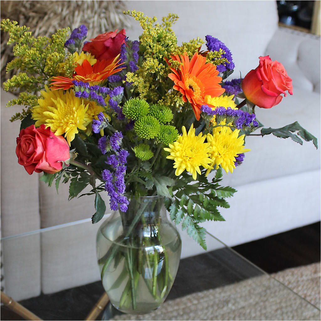Marmalade Skies Bouquet –  Bloom N Grow Floral Design, Atascadero CA