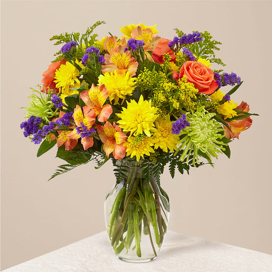 Marmalade Skies Bouquet –  Bloom N Grow Floral Design, Atascadero CA