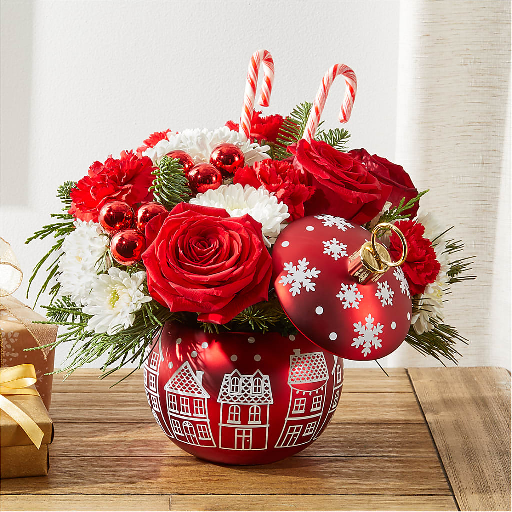 Cheer in the Air Ornament –  Bloom N Grow Floral Design, Atascadero CA