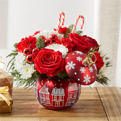 Cheer in the Air Ornament –  Bloom N Grow Floral Design, Atascadero CA