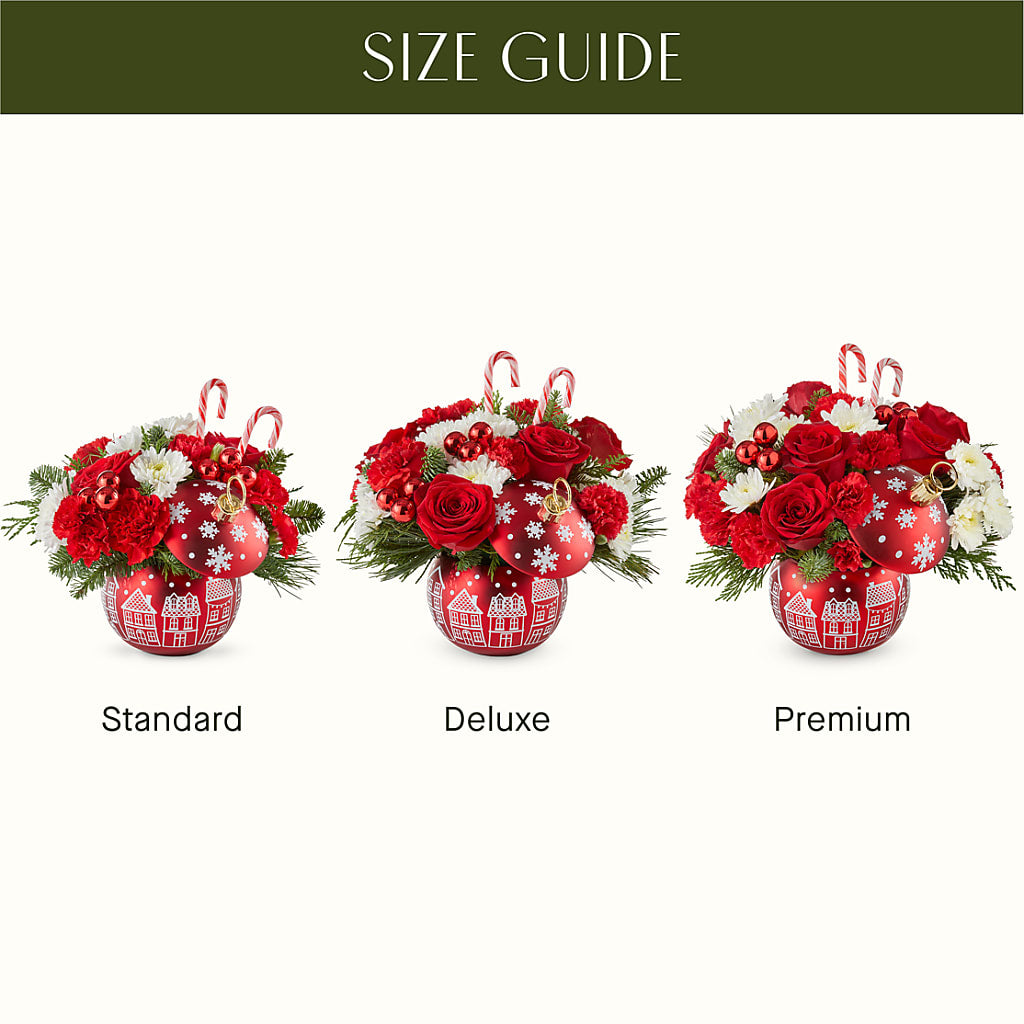 Cheer in the Air Ornament –  Bloom N Grow Floral Design, Atascadero CA