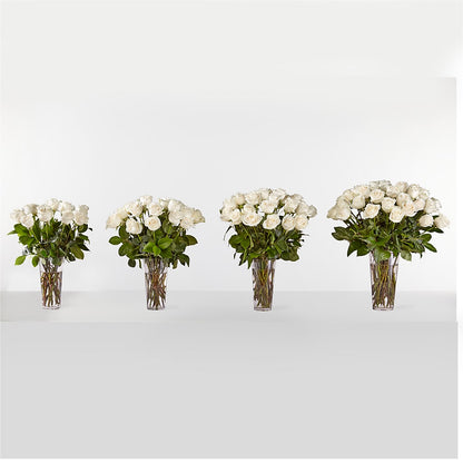 Long Stem White Rose Bouquet –  Bloom N Grow Floral Design, Atascadero CA
