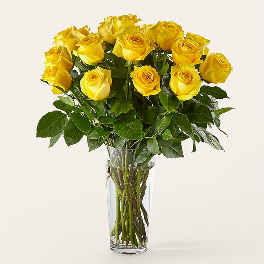 Long Stem Yellow Rose Bouquet –  Bloom N Grow Floral Design, Atascadero CA