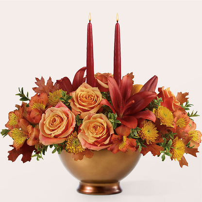 Harvest Table Centerpiece –  Bloom N Grow Floral Design, Atascadero CA