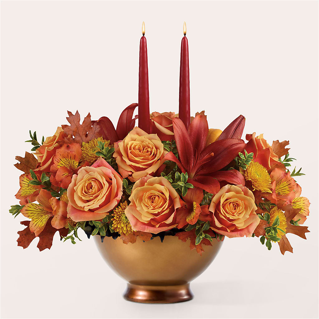 Harvest Table Centerpiece –  Bloom N Grow Floral Design, Atascadero CA