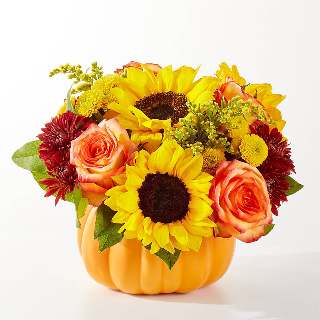 Golden Gourd Pumpkin Bouquet –  Bloom N Grow Floral Design, Atascadero CA