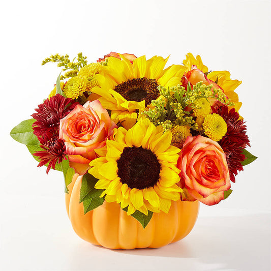 Golden Gourd Pumpkin Bouquet –  Bloom N Grow Floral Design, Atascadero CA