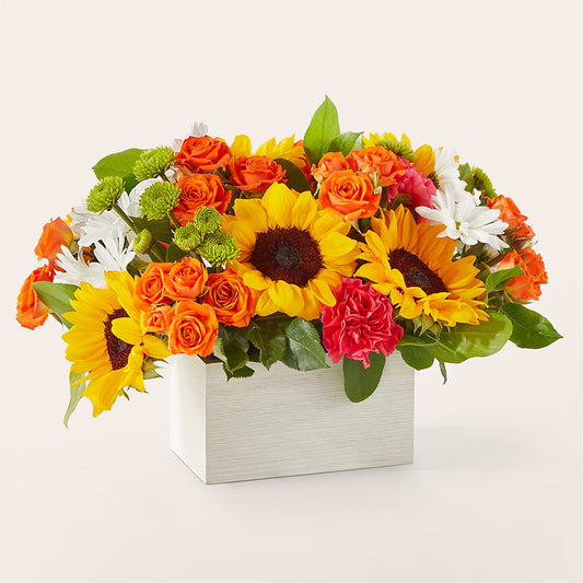 Sun-drenched Blooms Box Bouquet –  Bloom N Grow Floral Design, Atascadero CA