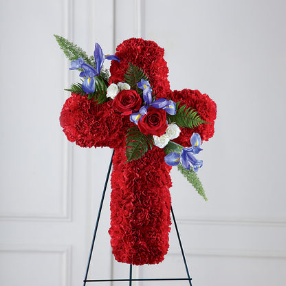 Faithful Hero Floral Cross –  Bloom N Grow Floral Design, Atascadero CA