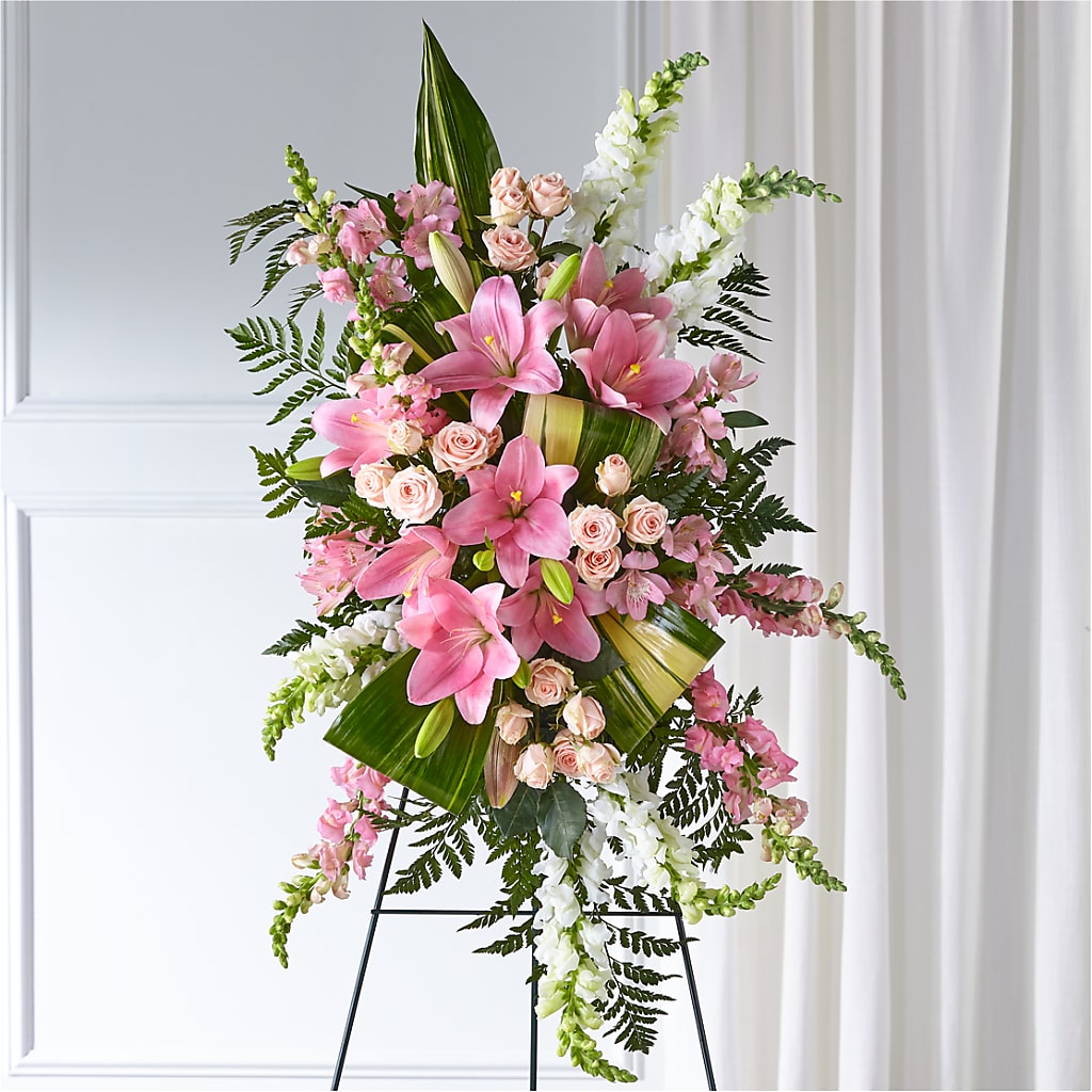 Elegant Embrace Standing Spray –  Bloom N Grow Floral Design, Atascadero CA