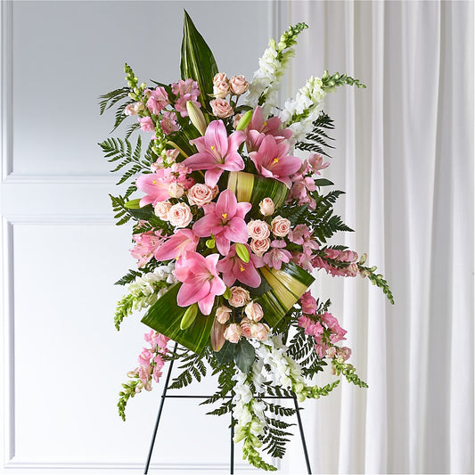Elegant Embrace Standing Spray –  Bloom N Grow Floral Design, Atascadero CA