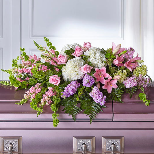 Life's Gratitude Casket Spray –  Bloom N Grow Floral Design, Atascadero CA