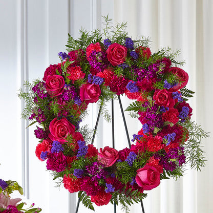 Calming Colors Wreath –  Bloom N Grow Floral Design, Atascadero CA