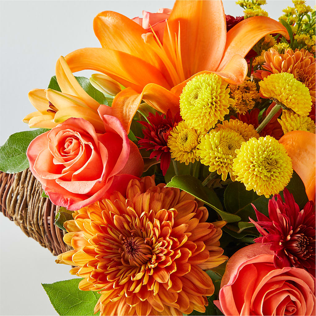 Bouquet of Blessings Cornucopia –  Bloom N Grow Floral Design, Atascadero CA