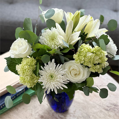 Snowy Dreams Bouquet –  Bloom N Grow Floral Design, Atascadero CA