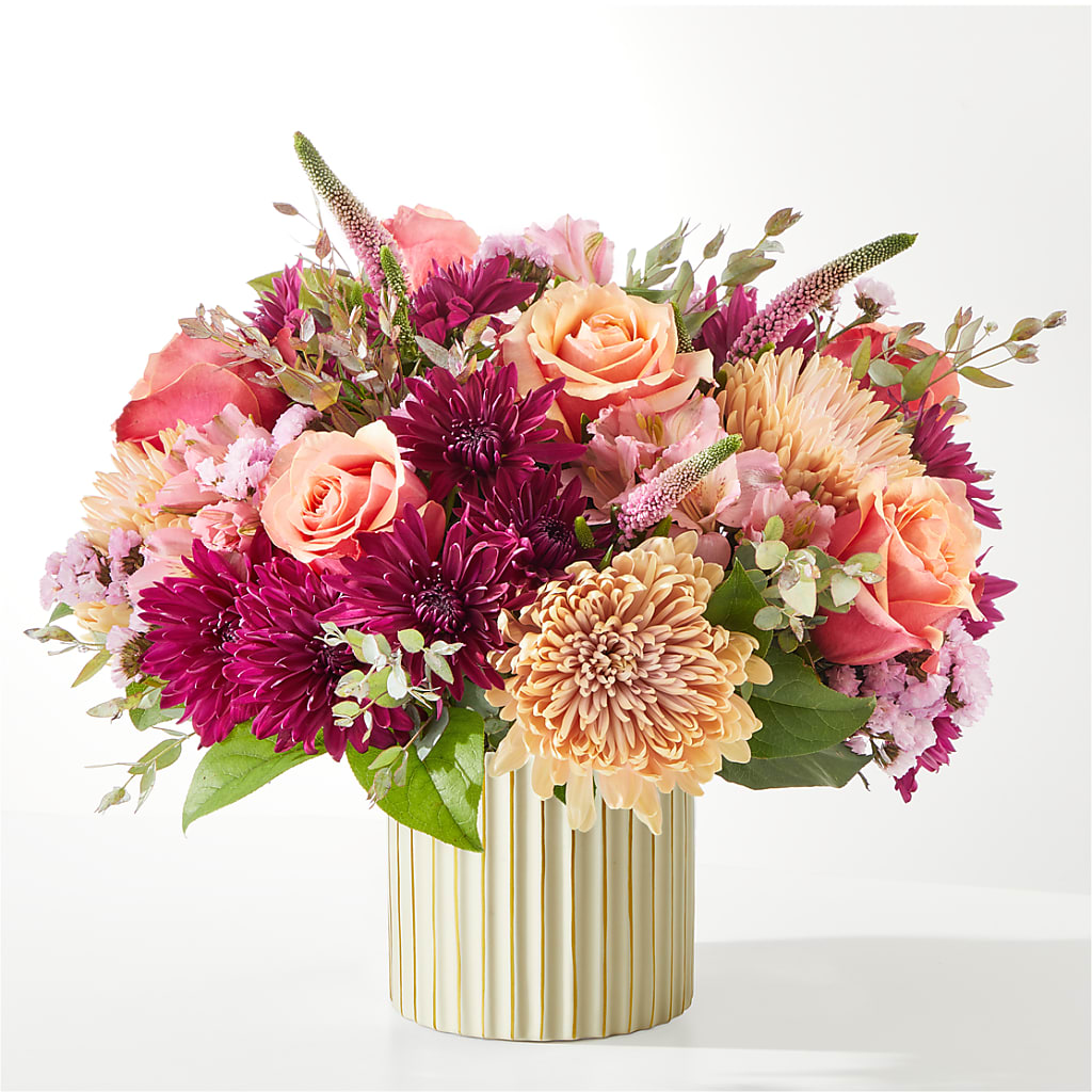 Berry Cobbler Bouquet with Ivory Vase –  Bloom N Grow Floral Design, Atascadero CA