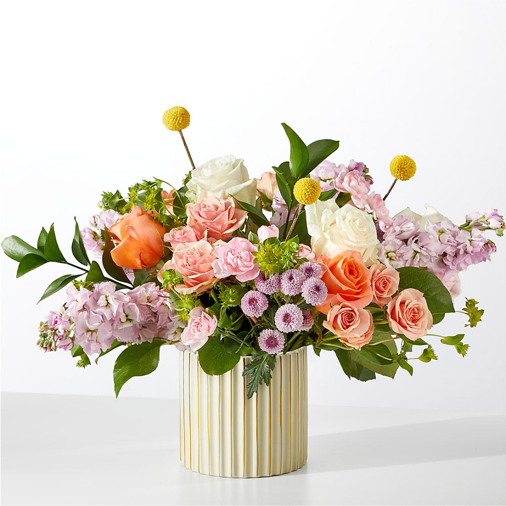 French Market Bouquet with Ivory Vase –  Bloom N Grow Floral Design, Atascadero CA