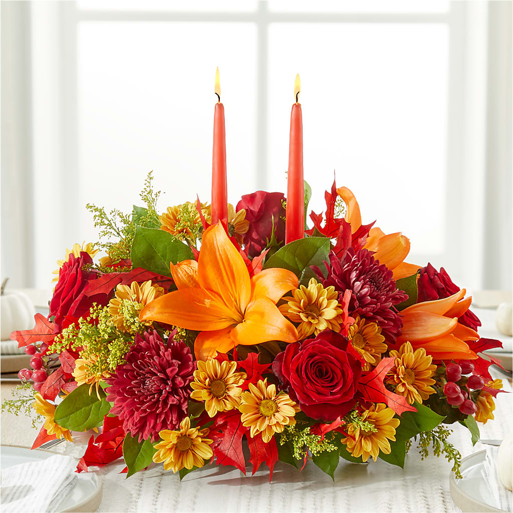 Autumn's Embrace Centerpiece –  Bloom N Grow Floral Design, Atascadero CA