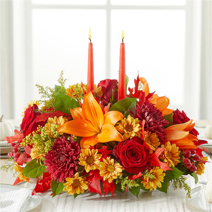 Autumn's Embrace Centerpiece –  Bloom N Grow Floral Design, Atascadero CA
