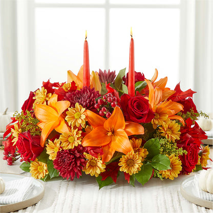 Autumn's Embrace Centerpiece –  Bloom N Grow Floral Design, Atascadero CA