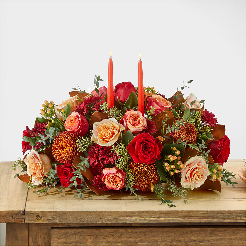 Gather Near Centerpiece –  Bloom N Grow Floral Design, Atascadero CA