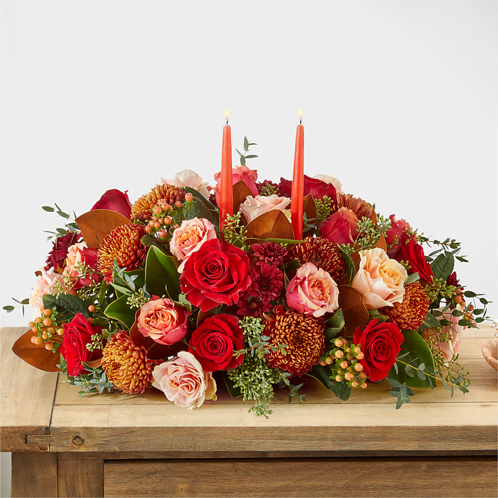 Gather Near Centerpiece –  Bloom N Grow Floral Design, Atascadero CA